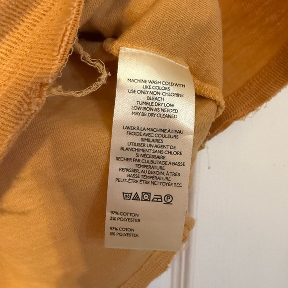 We The Free Mustard Muscle Tee - Picture 3 of 5